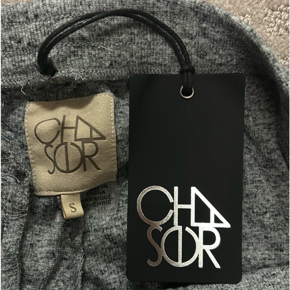 Chaser Gray Hook And Eye Joggers Size Small - Picture 3 of 8